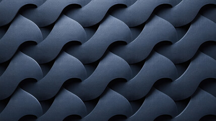 Poster - Asian Abstract dark wave pattern with smooth texture