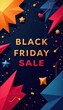 © Prasert - Stylish Black Friday sale posters, geometric design, retail, texture