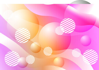 Poster - Geometric round logo texture design. Abstract round halftone circles. Vector png format.
