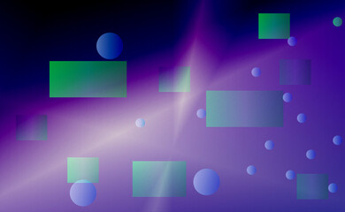 Poster - Close up of different geometric shapes.Vector PNG format.
