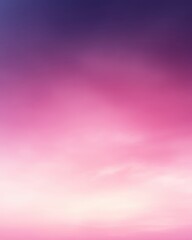 Poster - Ethereal sky gradient with soft pink and purple hues creating a serene and dreamy atmosphere perfect for backgrounds and creative projects
