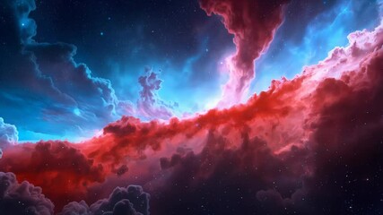 Wall Mural - dramatic sky with clouds and sun