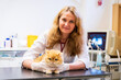 © ShapikMedia - Brno, Czech Republic - March 28, 2025: Veterinarian performs Ultrasound diagnostics of a cat during an appointment at a veterinary clinic.