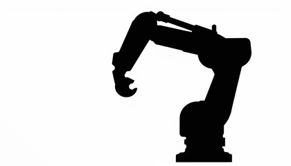 Poster - Robotic arm working in an industrial setting during daylight hours