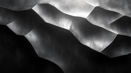 Leinwandbilder - Simple and Elegant White and Black Gradient Background for Jewelry and Accessories