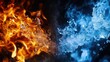 © Ari - Vivid image demonstrating fire and water in an impactful composition