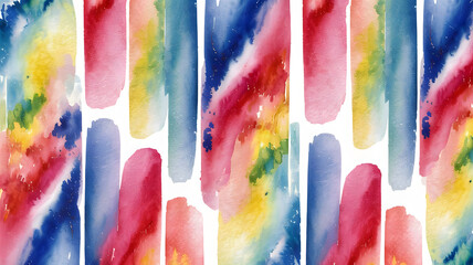 Poster - vibrant strokes of color: a mesmerizing display of colorful brushstrokes, showcasing a vivid spectru