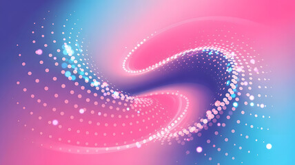Poster - Abstract Swirl of Light: A mesmerizing vortex of sparkling lights and colors, swirling gracefully to create a sense of movement and energy.