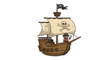 Pirate Ship Illustration