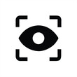 © Maestro - Vector illustration of an eye surrounded by a scanning frame