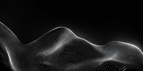 Poster - a 360-degree full panorama environment map featuring a black minimalistic studio environment with br