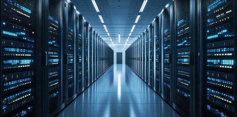 A server farm is equivalent to a data center environment or computer center