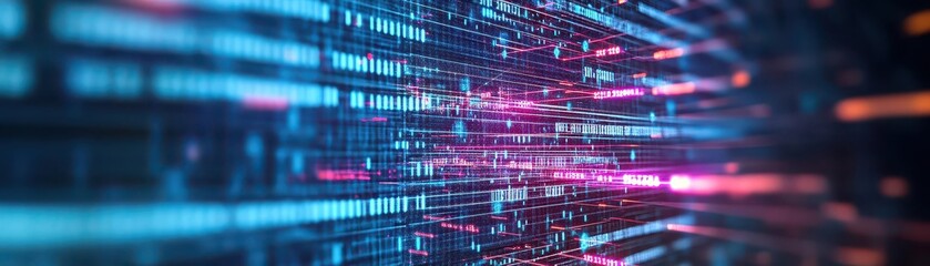 Leinwandbilder - Big Data science analysis business technology concept on virtual screen
