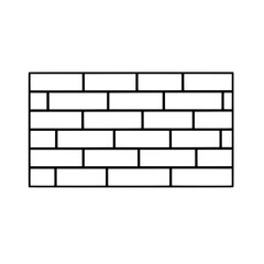 Poster - Architectural Foundation: An illustrative depiction of a brick wall, capturing the essence of solid construction and structural integrity. Perfect for designs relating to construction and foundations.