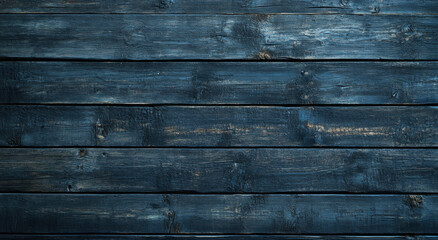 Poster - Dark wooden planks create rustic and textured background, perfect for various design projects