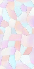 Poster - Pastel colored crystallized abstract mosaic background creating stunning visual