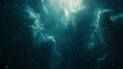 Poster - The milky way spreading across the night sky, highlighting the beauty of deep-space telescopes and the cosmic wonder of the universe.