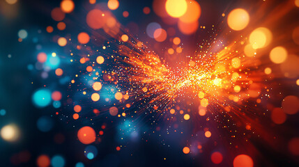 Poster - A bright explosion of light creating a surreal and dreamlike scene filled with radiant energy and dramatic visual effects.