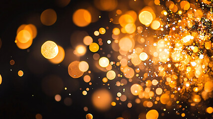 Poster - Blurry lights creating a dynamic and surreal dreamlike experience with radiant highlights evoking mystical emotions and colorful atmosphere.