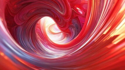 Poster - dynamic abstract spiral, where the layers twist and expand, creating a visually striking, energetic design.