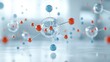 © Sarut - Abstract visualization of a molecular structure representing the interconnected nature of scientific research and technological innovation