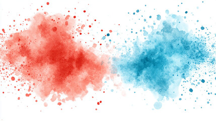 Aufkleber - Dynamic color splash art studio abstract painting bright environment artistic perspective creative concept