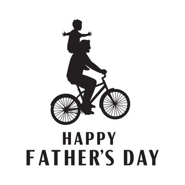 happy father's day celebration lettering text typescript font for t-shirt vector design illustration