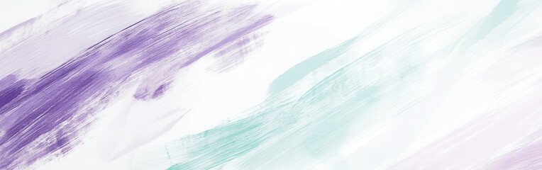 Leinwandbilder - Elegant abstract art featuring soft pastel strokes on a minimalist white background perfect for modern decor