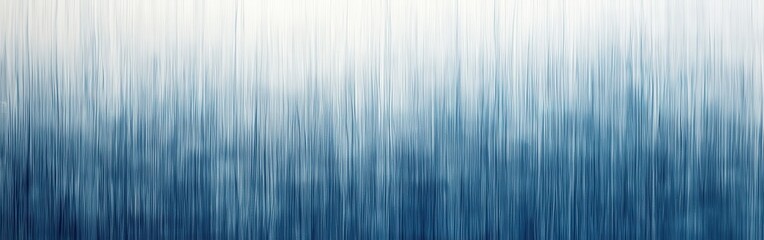 Poster - Muted blue pencil strokes create a soft gradient evoking calm and serenity in a minimalist art piece