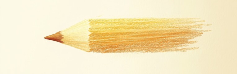Fototapete - Elegant pencil strokes create a soft gradient, showcasing muted colors and refined artistry in a serene atmosphere