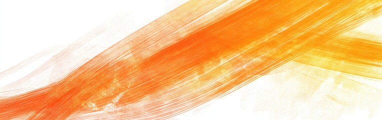 Aufkleber - Elegant pastel amber pencil strokes wash over a white canvas creating a calming ambiance for art enthusiasts