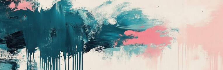 Fototapete - Dynamic abstract composition showcasing expressive pencil strokes and vibrant colors evoking movement and emotion in visual art