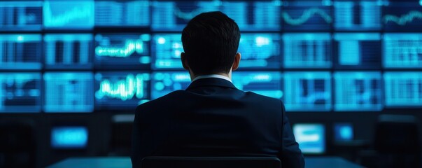 Poster - Data analysis trends corporate office digital technology high-tech environment perspective business insights