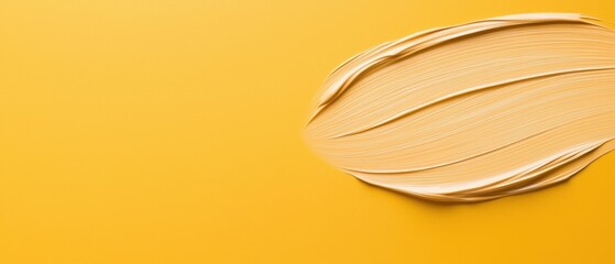 Aufkleber - Abstract design with flowing lines on a vibrant yellow background, creating a sense of movement and energy.