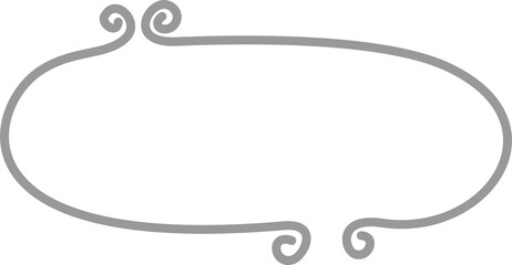 Fototapete - collection set of minimal doodle hand draw speech bubble balloon, think speak talk text box banner, 