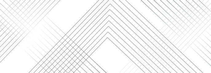 Poster - Abstract gradient white and colorful line pattern transparent monochrome stripe background texture. vector modern pattern grid line transparent. geometric triangle shape stroke line background design.