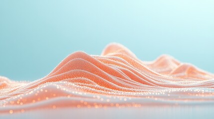 Poster - Explore how artificial intelligence transforms landscapes into vibrant, fluid forms in everyday environments