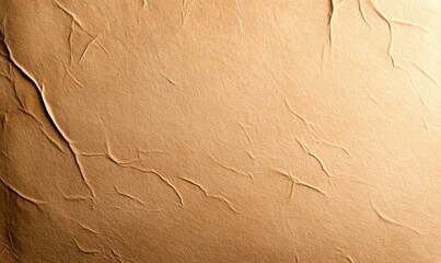 Poster - Warm-toned, subtly crumpled paper presents a versatile and textured backdrop perfect for various creative projects.