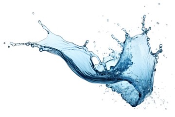 Wall Mural - water white background refreshment splattered.