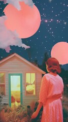Wall Mural - night light architecture outdoors balloon.