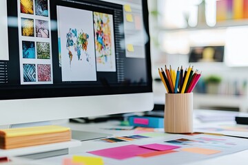 Modern design workspace
