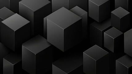 Poster - The image features a futuristic and high-tech design set against a dark background, incorporating a block structure in the shape of a diamond, along with a wall texture that showcases a 3D diamond