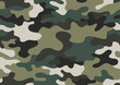 © c_atta - camouflage pattern military background vector texture seamless jungle clothing green black colors