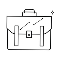 Leinwandbilder - Professional Business Portfolio Briefcase Bag Office Work Carry