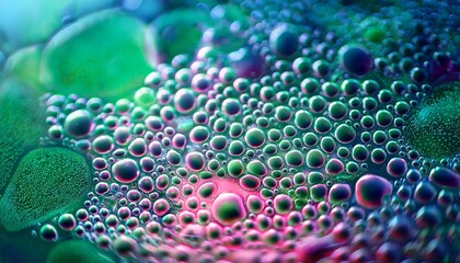 Bioluminescent Bubble Network