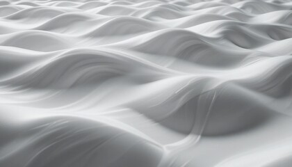 Poster - Dynamic flowing white waves abstract ocean scene digital art serene environment aerial view contemporary concept