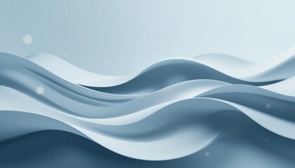 Poster - Soothing wave motion animation abstract digital art fluid dynamics calm blue environment top-down view visual serenity for relaxation