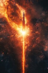 Wall Mural - Star Wars Spacecraft Launch