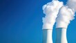 © Creator88 - Butane processing with industrial cooling towers, butane plant, largescale energy production