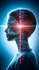 Poster - Exploring the future of therapy with neural implants in a futuristic setting